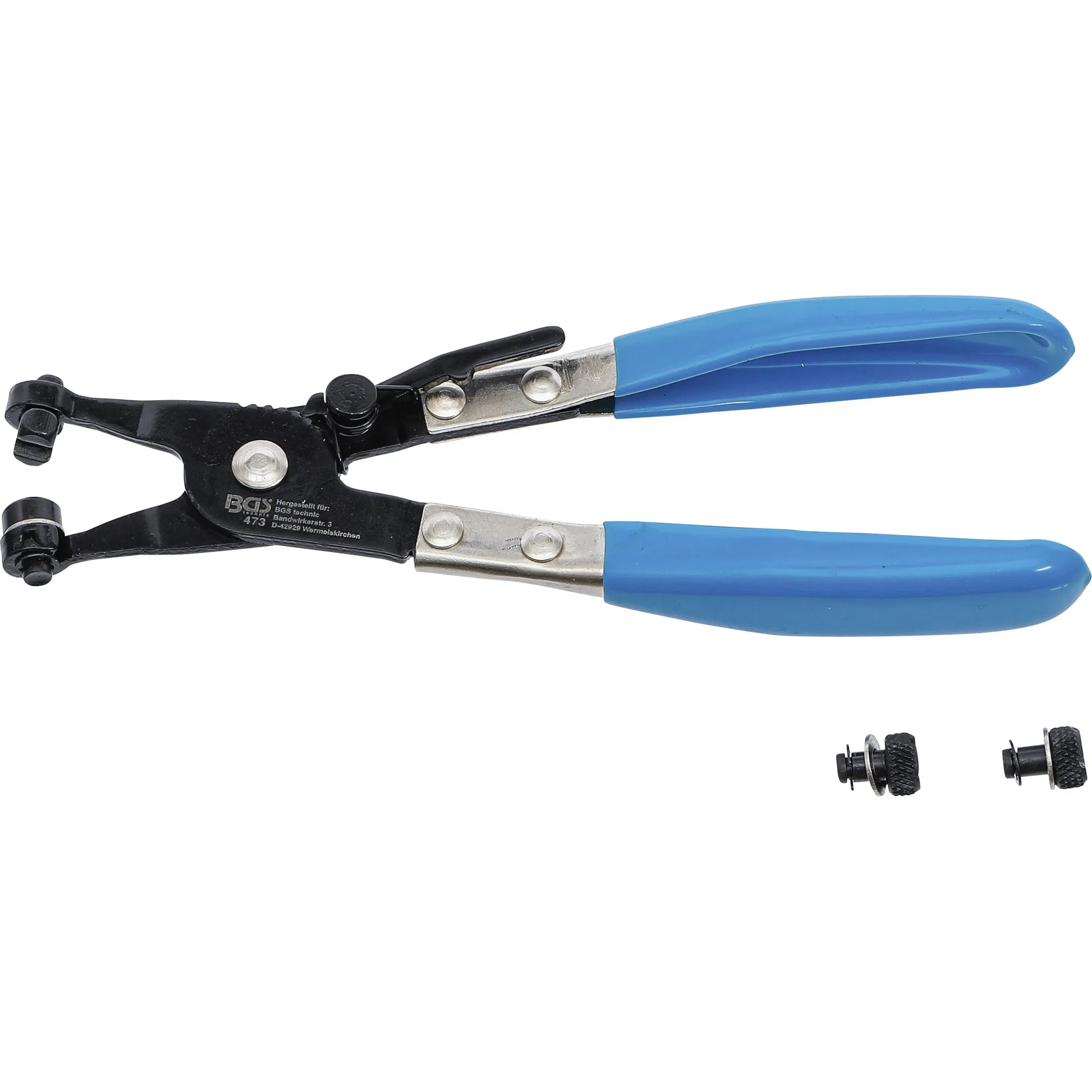 BGS Technic 9-473 bilincsfogó, 200 mm, 2 pár cserélhető pofával termék fő termékképe