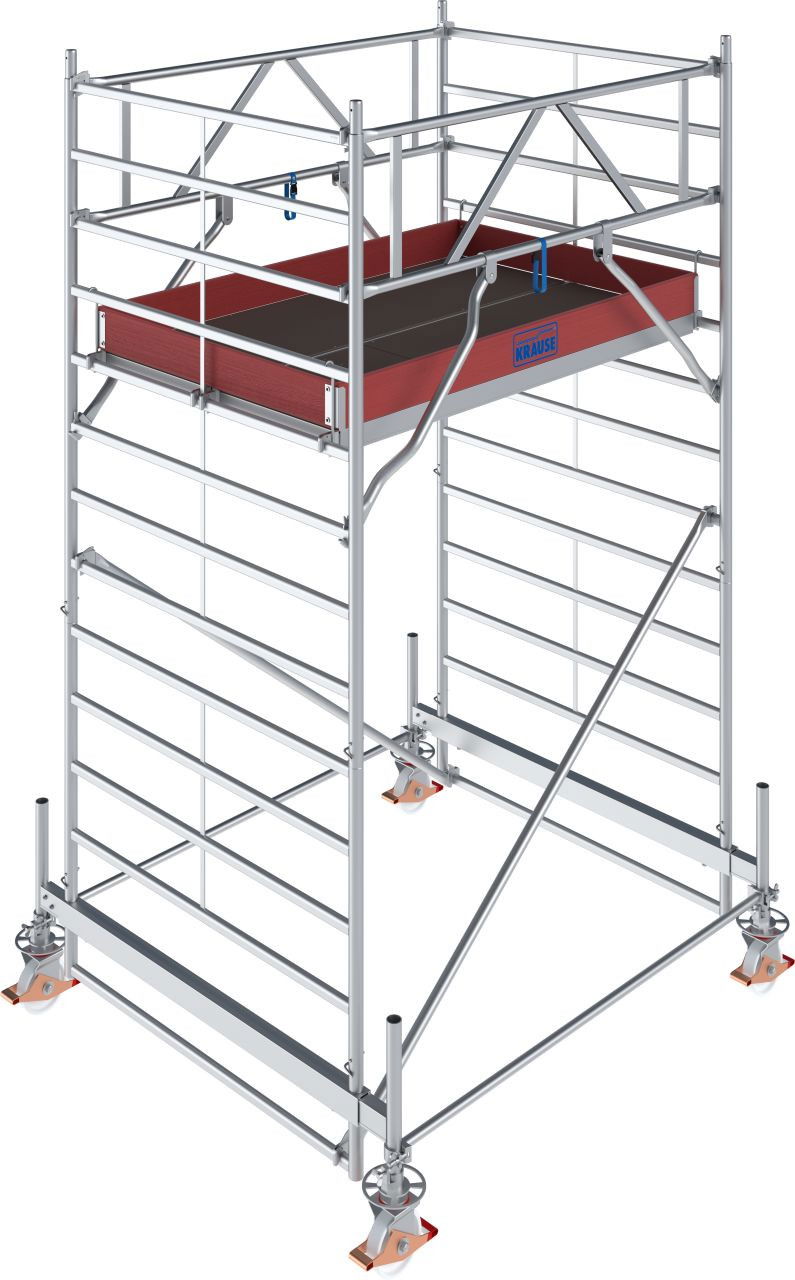 Krause STABILO Professional gurulóállvány, 500 -as sorozat, mezőméret: 2 m x 1.5 m, munkamagasság: 4.5 m termék fő termékképe