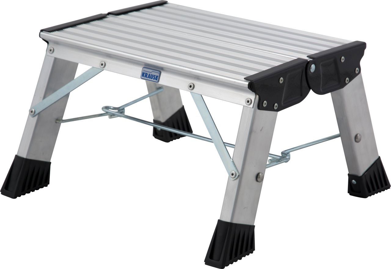 Krause MONTO Treppy PlusLine összecsukható fellépő, alu, 1 fokos termék fő termékképe